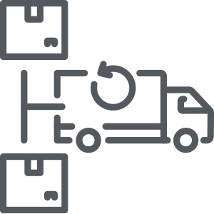 reverse logistics icon