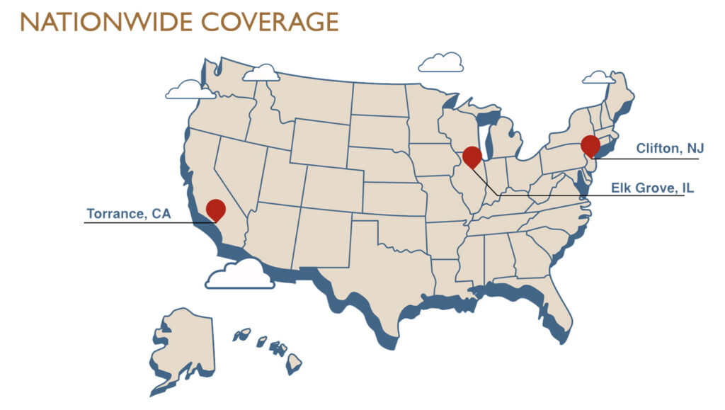 ross international coverage map